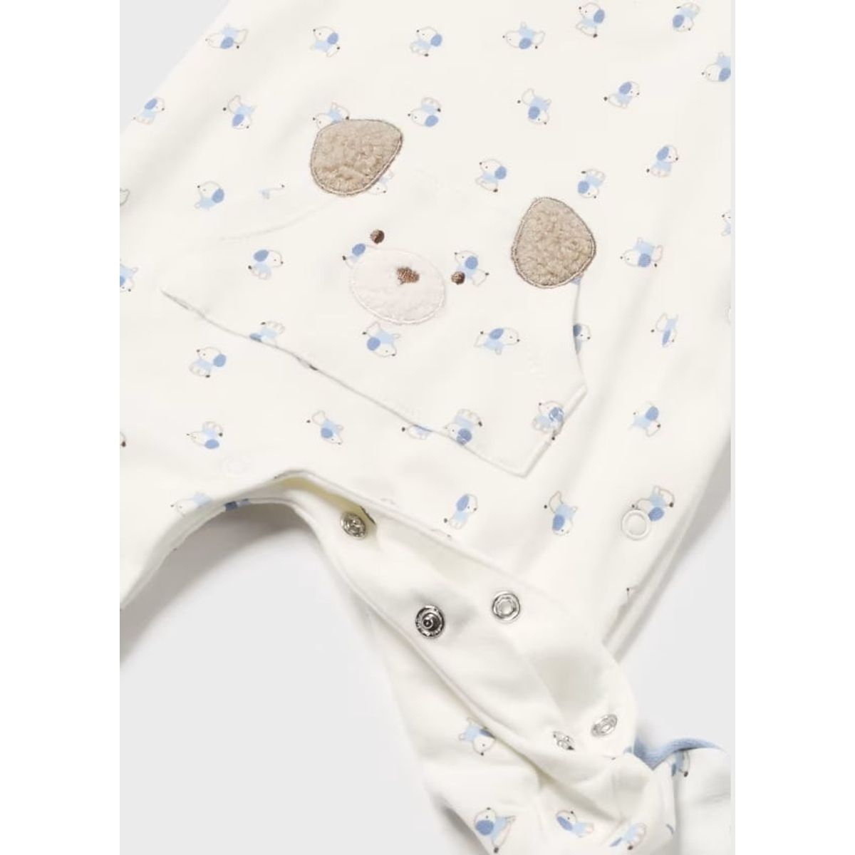 MAYORAL - Enteritos estampado de perritos  peleles tundosados recién nacido