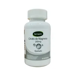 SPRINGLIFE - CITRATO DE MAGNESIO QUELADO 200MG 60 CAPSULAS -