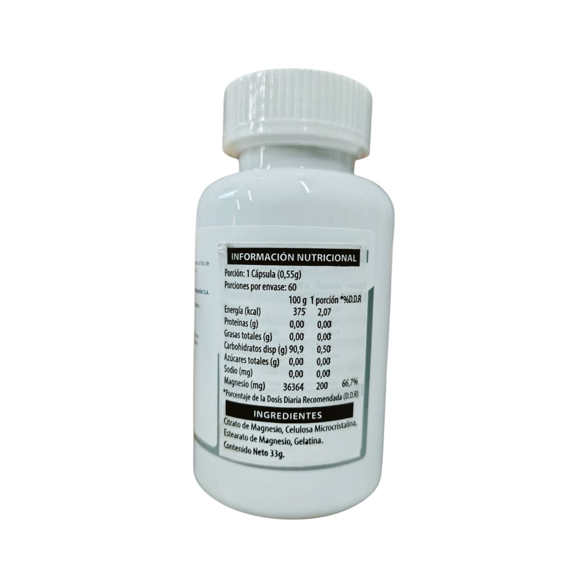 SPRINGLIFE - CITRATO DE MAGNESIO QUELADO 200MG 60 CAPSULAS - SPRINGLIFE