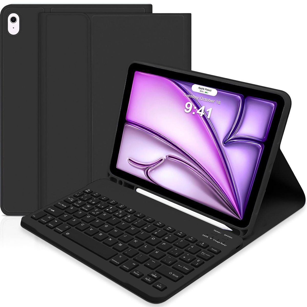 GENERICO - Funda Con Teclado Para iPad Air 6 11 y Air 4-5 10´9 Fundas