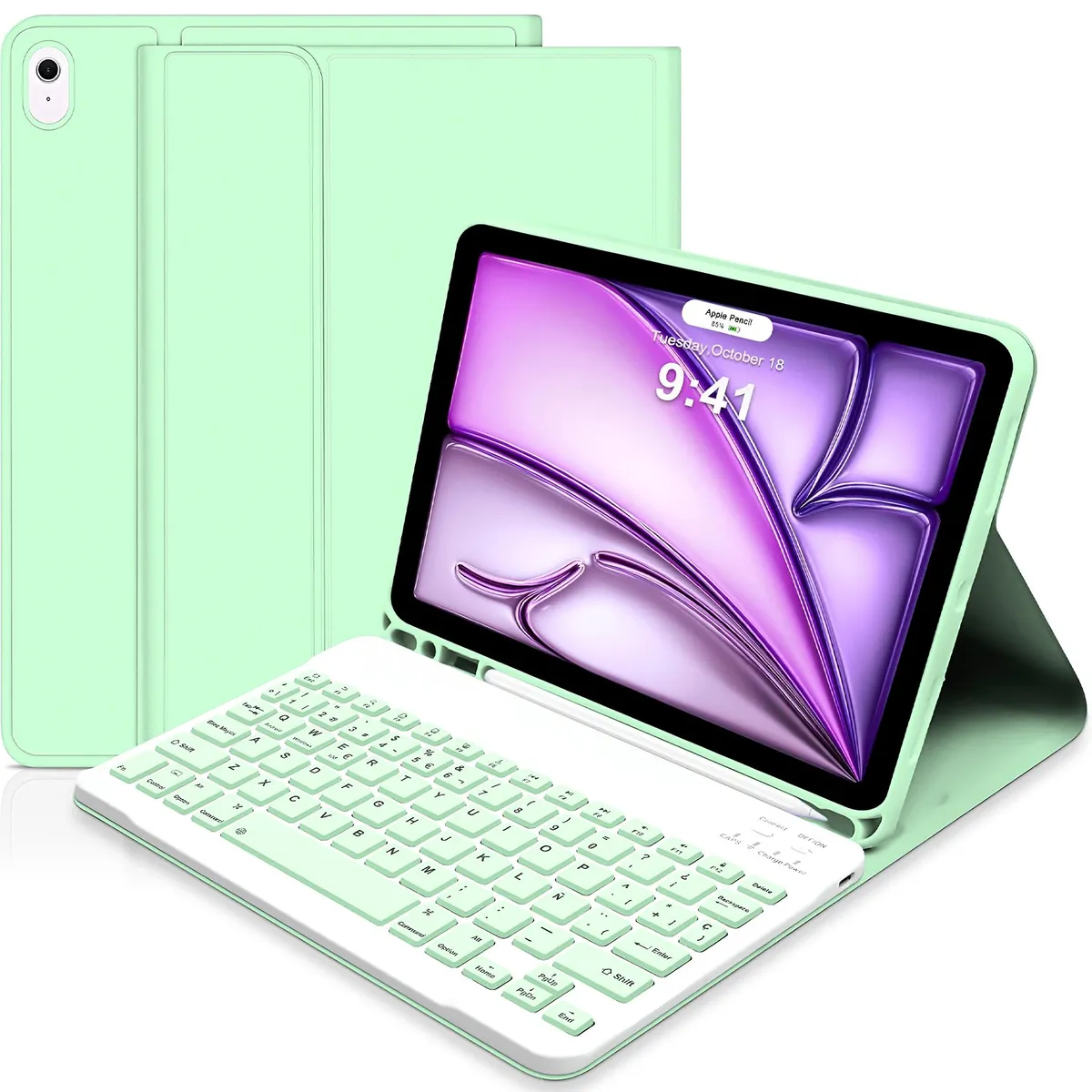 GENERICO - Funda Con Teclado Para iPad Air 6 11 y Air 4-5 10´9 Fundas