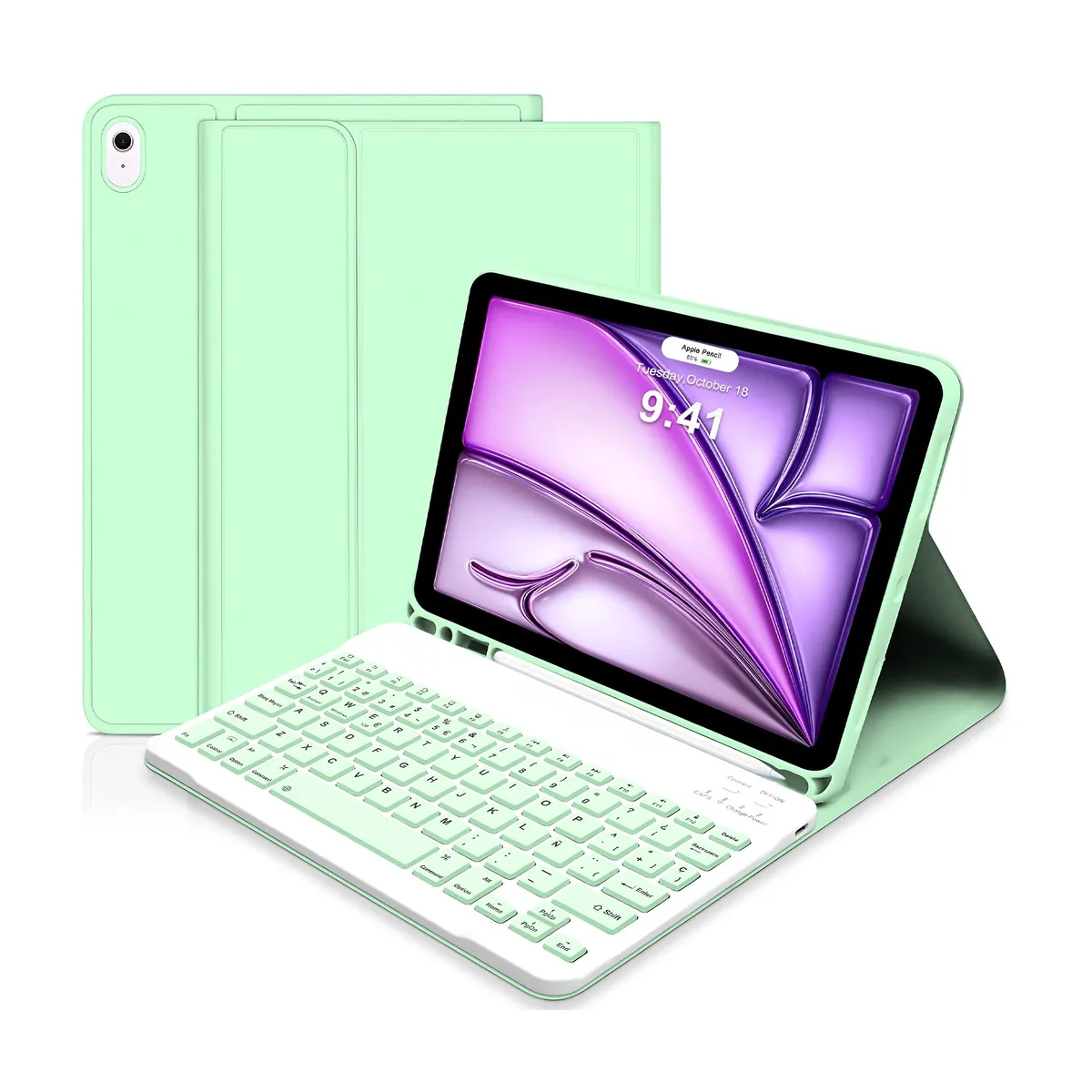 GENERICO - Funda Con Teclado Para iPad Air 6 11 y Air 4-5 10´9 Fundas