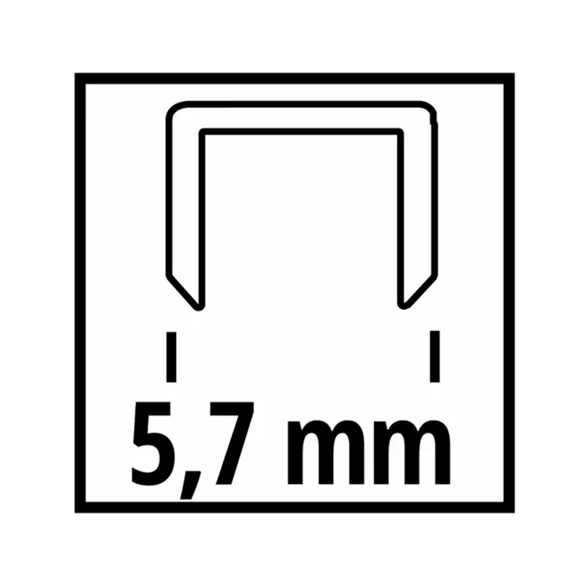 EINHELL - Corchetes 5,7x19mm - 3.000 Und Engrapadora Einhell