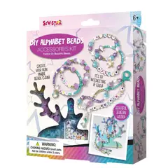 SEW STAR - Kit manualidades crea tu pulsera con letras