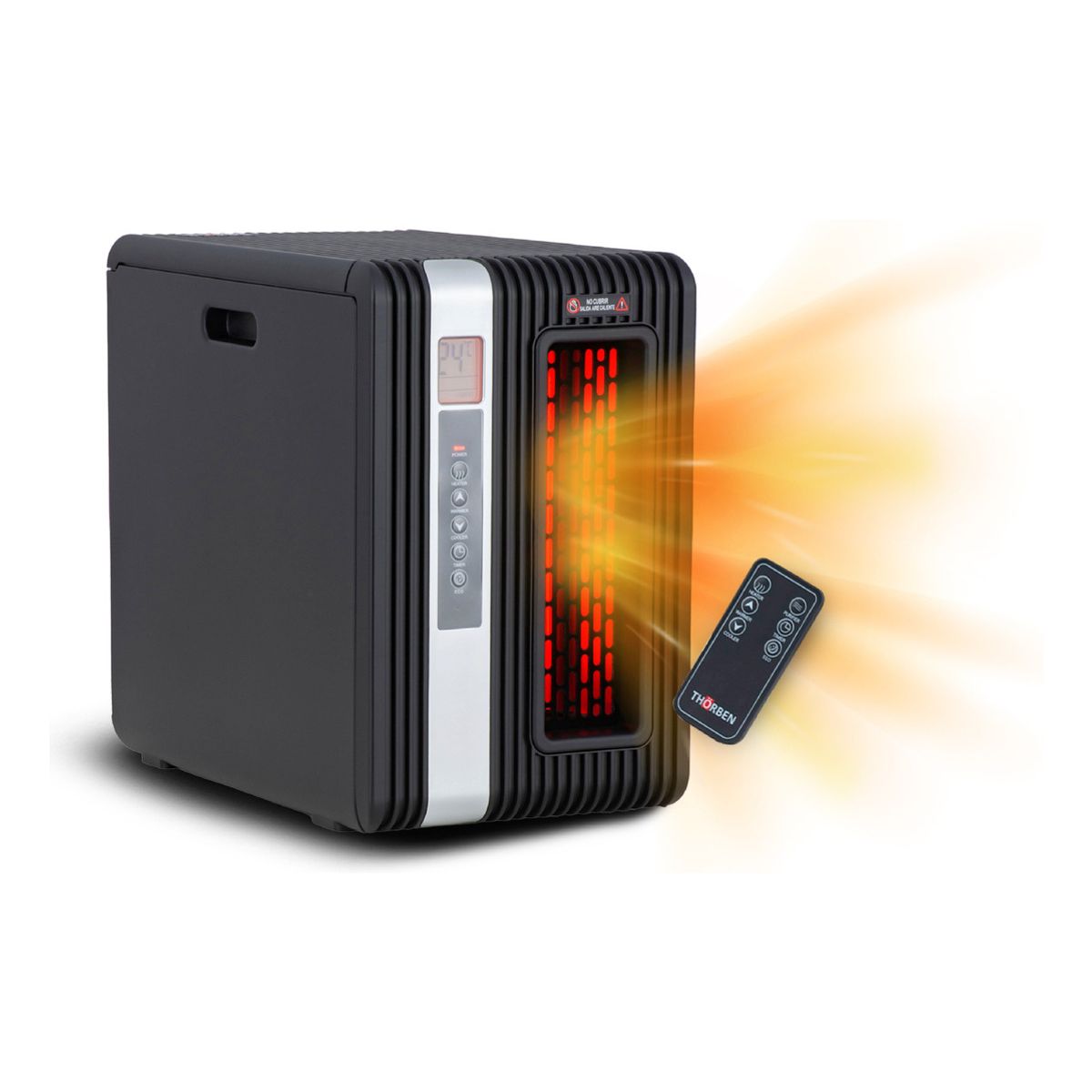 THORBEN - Estufa Infrarroja Calefactor Bajo Consumo Thorben Mini 1500 45m2 Timer