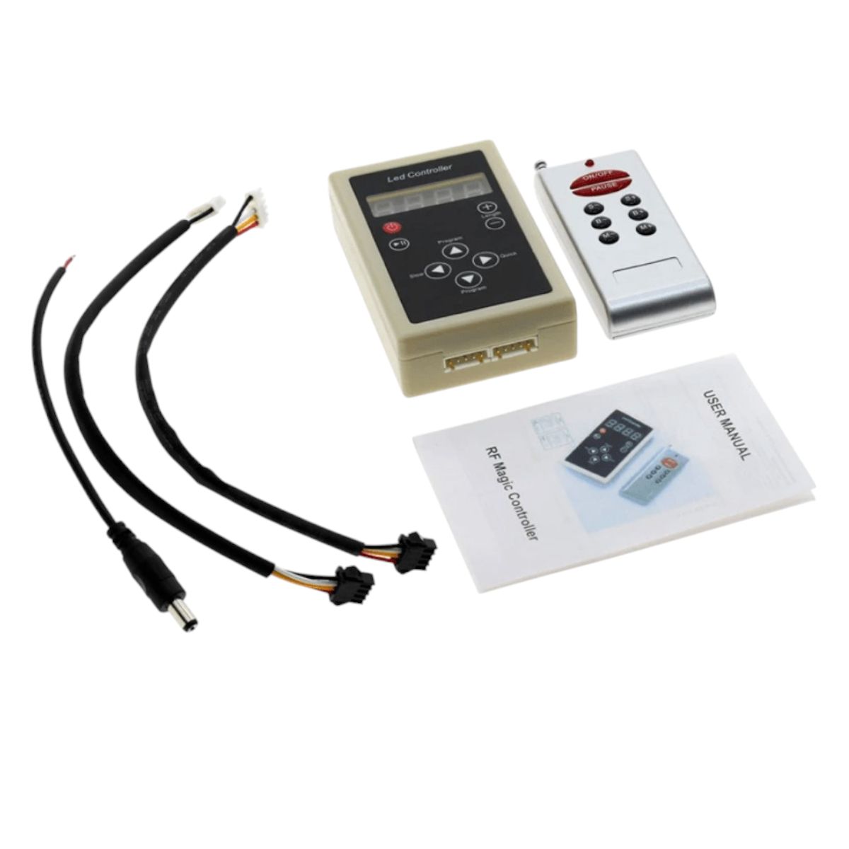 GENERICO - Control Remoto RF Cinta Led Digital 12V 133 secuencias