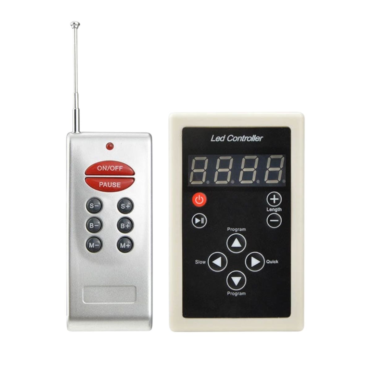 GENERICO - Control Remoto RF Cinta Led Digital 12V 133 secuencias