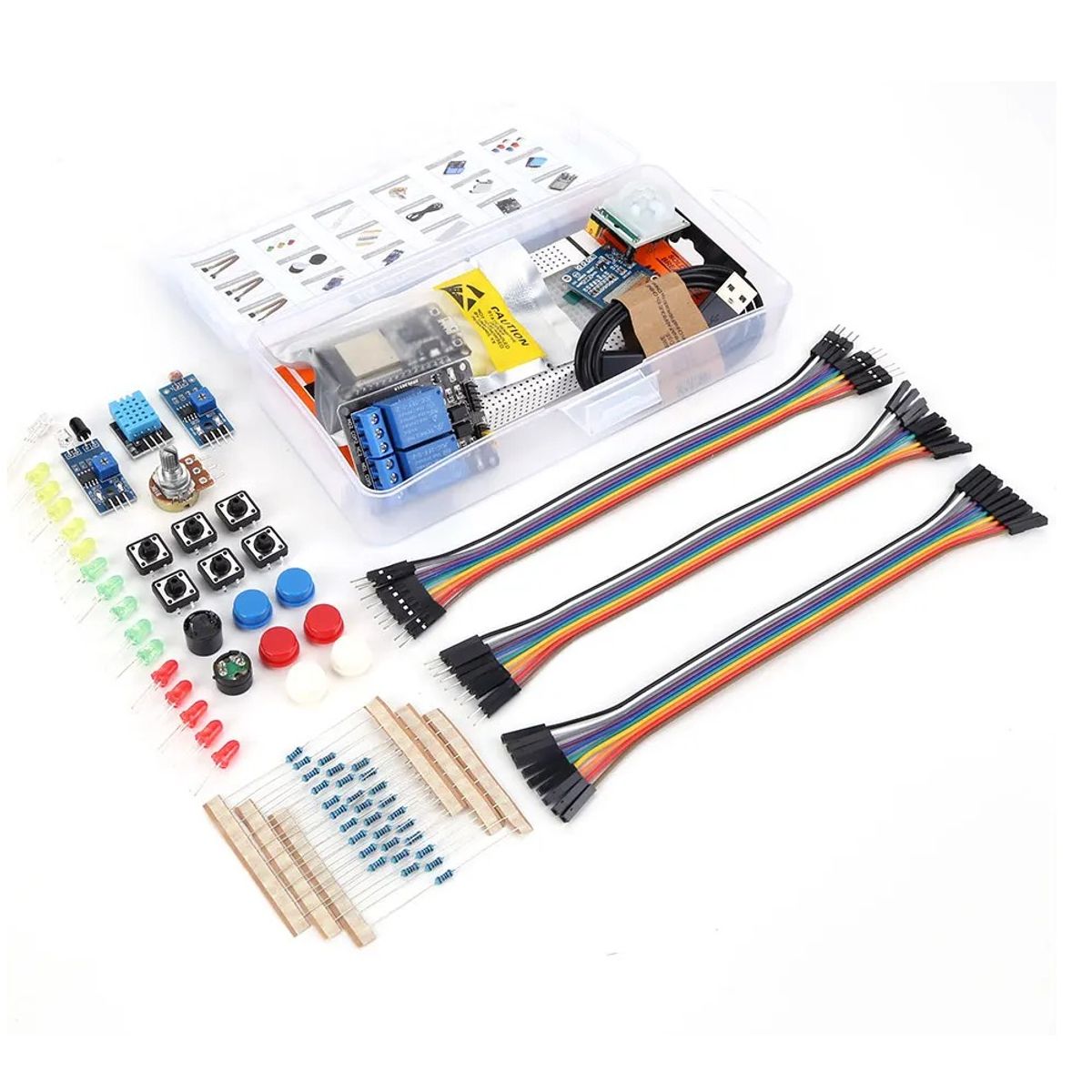 GENERICO - Kit de Componentes Electrónicos con Tarjeta ESP32