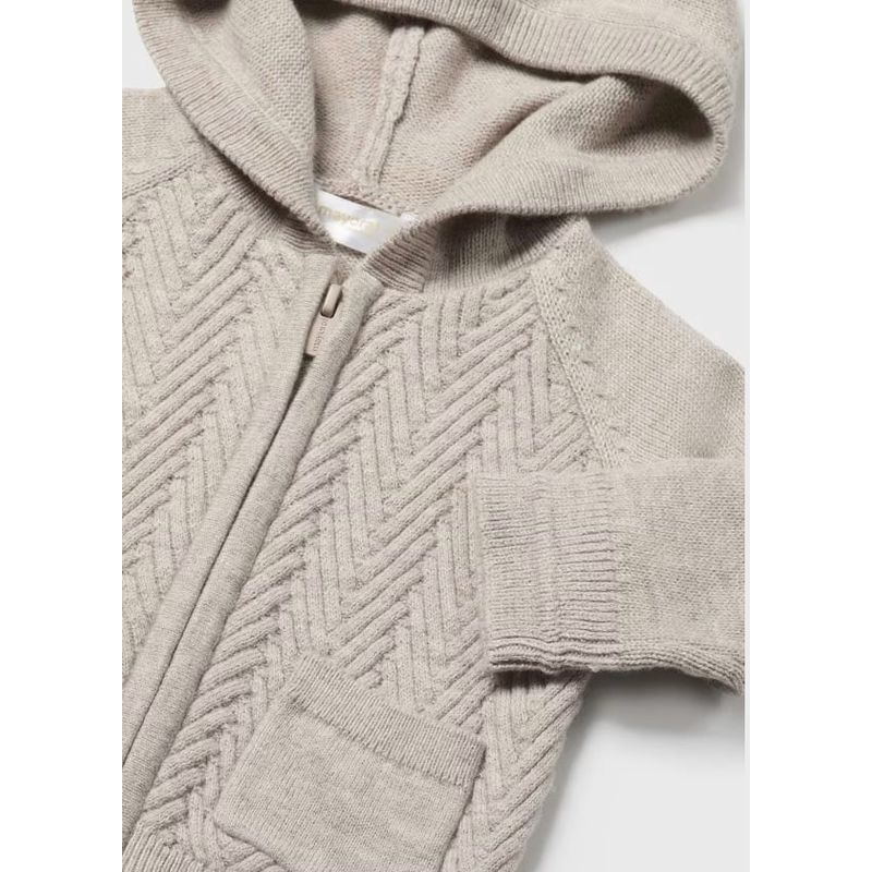 MAYORAL - Elegante Cárdigan tricot cremallera recién nacido