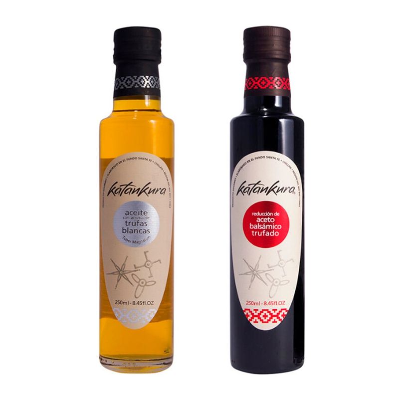 KATANKURA - 1 Aceite Trufa Blanca +1 Aceto Balsámico Trufado Katankura