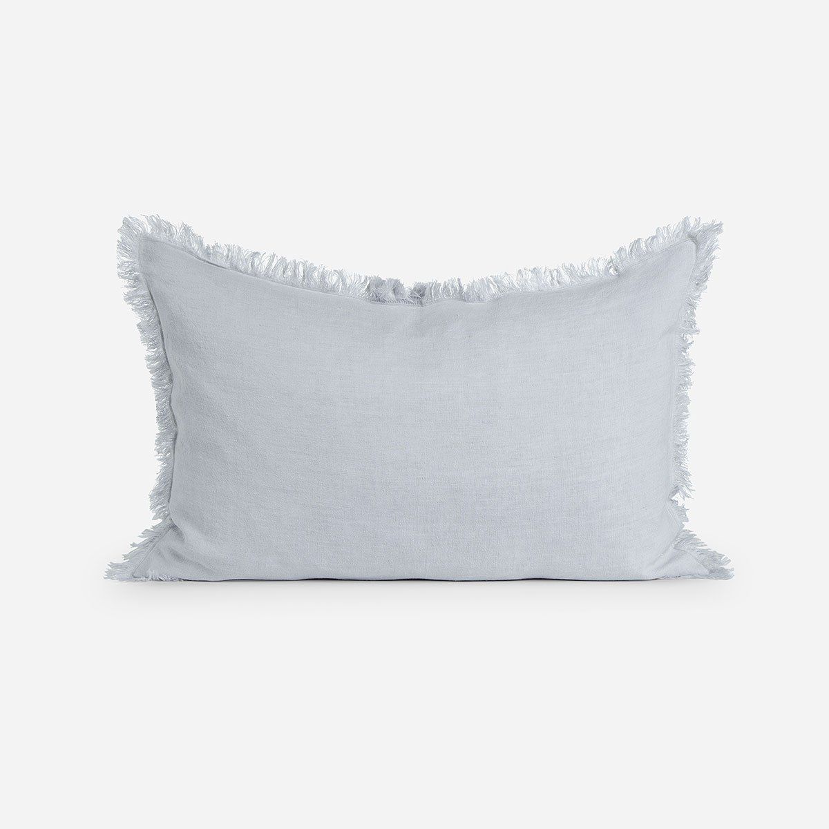 ROSEN - Funda de Cojín Lino Costa 60 x 40 cm Celeste