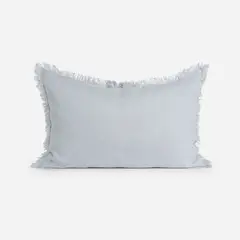 ROSEN - Funda de Cojín Lino Costa 60 x 40 cm Celeste