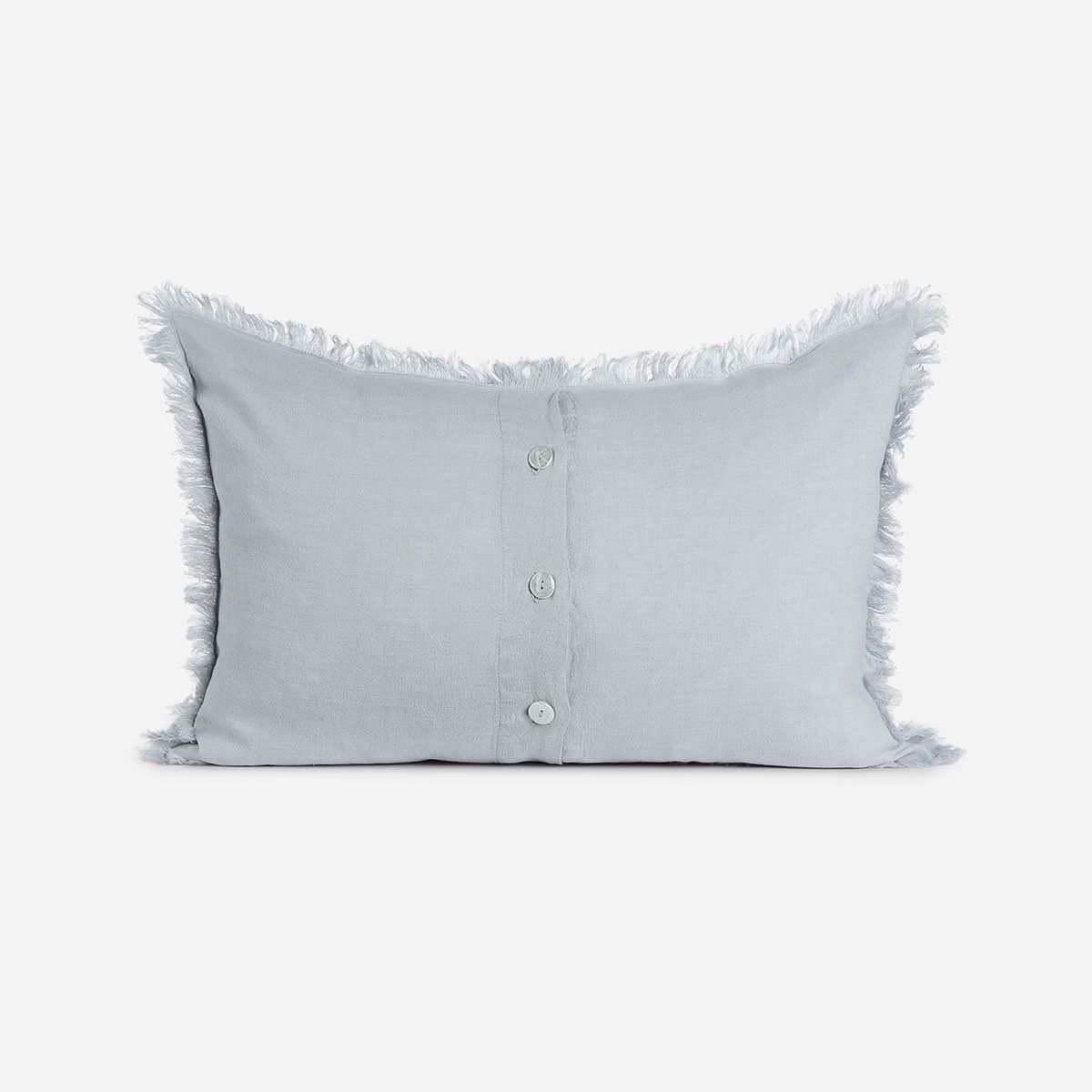 ROSEN - Funda de Cojín Lino Costa 60 x 40 cm Celeste