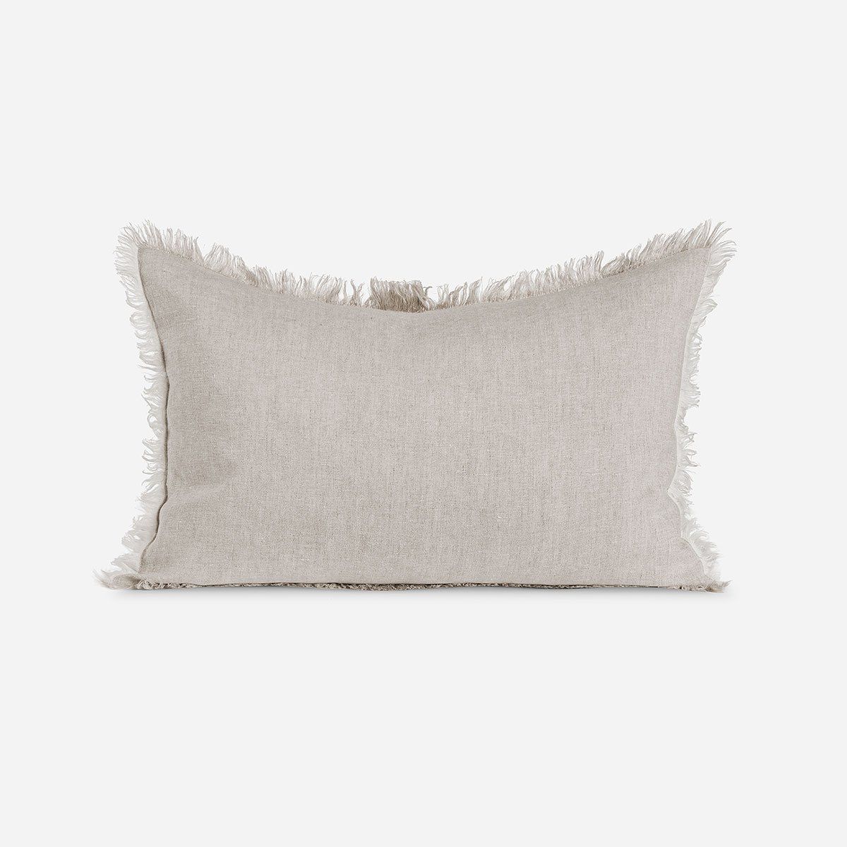 ROSEN - Funda de Cojín Lino Costa 60 x 40 cm Beige