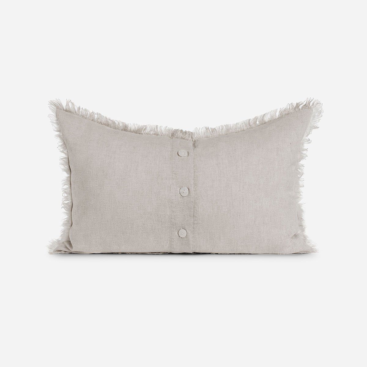 ROSEN - Funda de Cojín Lino Costa 60 x 40 cm Beige