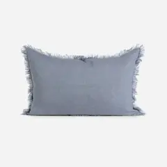 ROSEN - Funda de Cojín Lino Costa 60 x 40 cm Stone