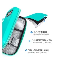 GENERICO - Bolso Estuche De Viaje Cooler Porta Insulina Diabéticos Oneder Verde