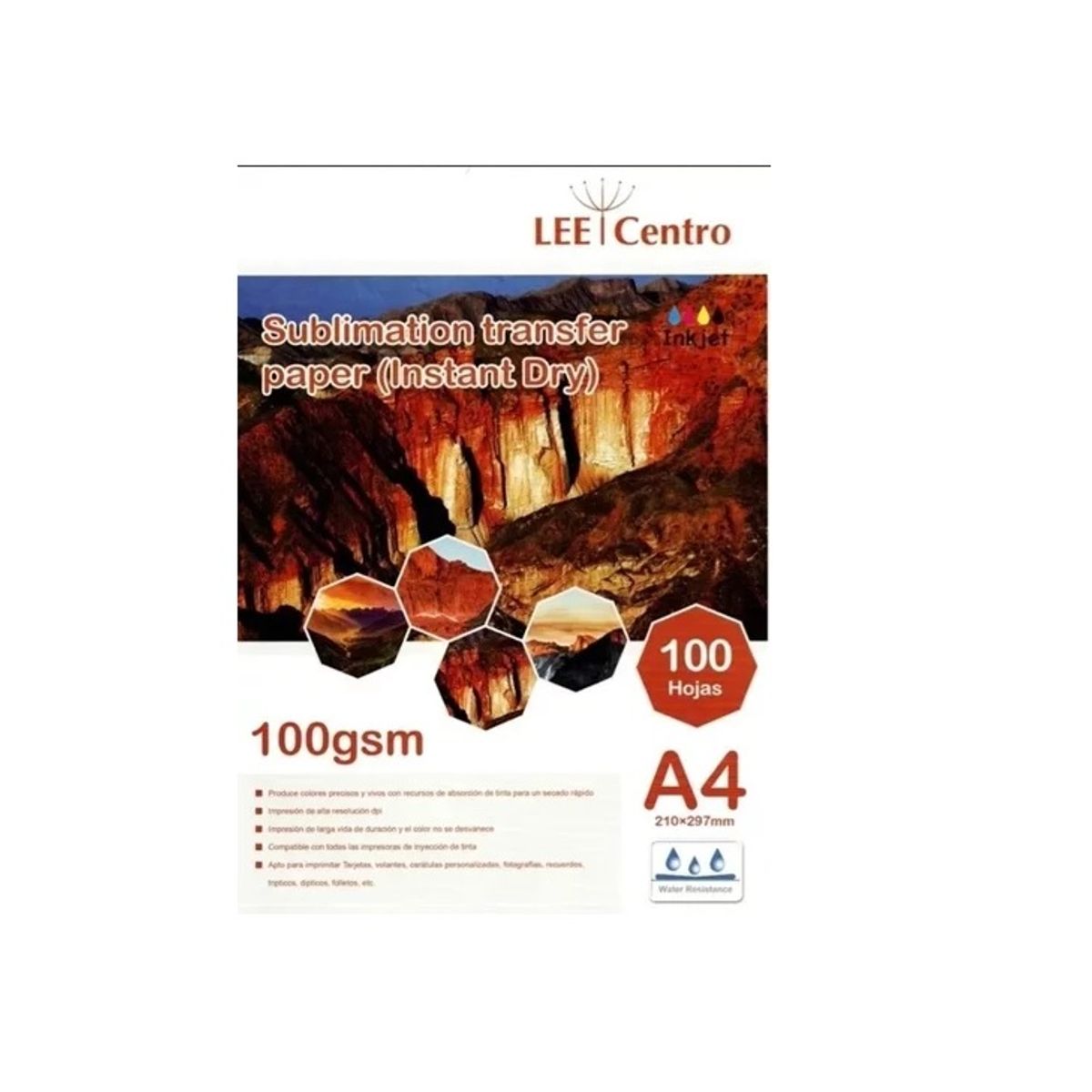 PREMIUM - Papel De Sublimación Premium 100 hojas  Blanco