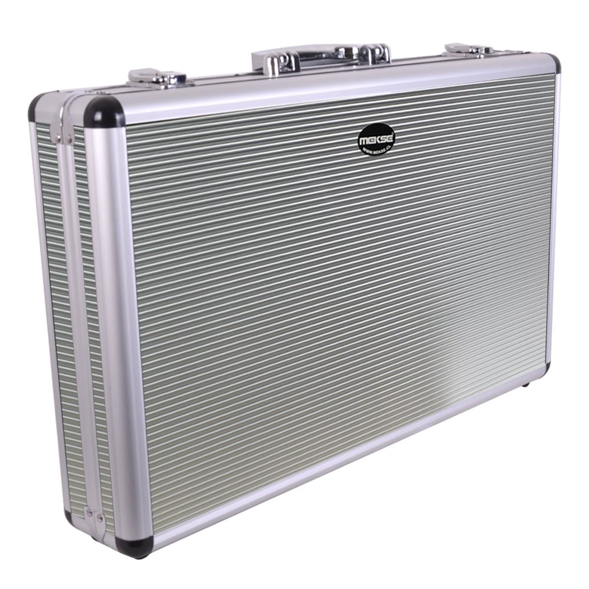 MEKSE - MALETIN DE ALUMINIO PARA 8 MICROFONOS SILVER MEKSE