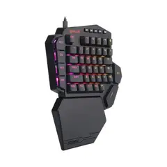 REDRAGON - TECLADO MECANICO GAMER USB RGB 1 MANO NEGRO DITI