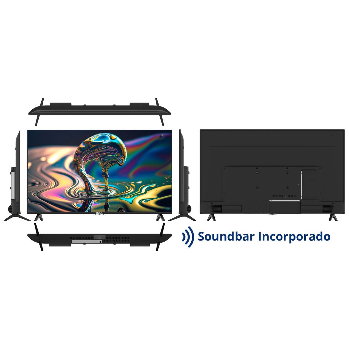 HUUS - Led 43” HUUS Smart TV FHD WebOS Powered By LG