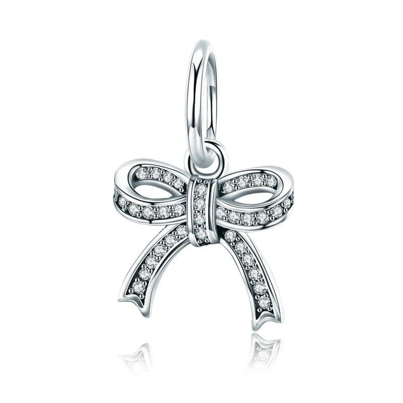 TODOJOYAS - Charm Dije Plata 925 Cinta Regalo