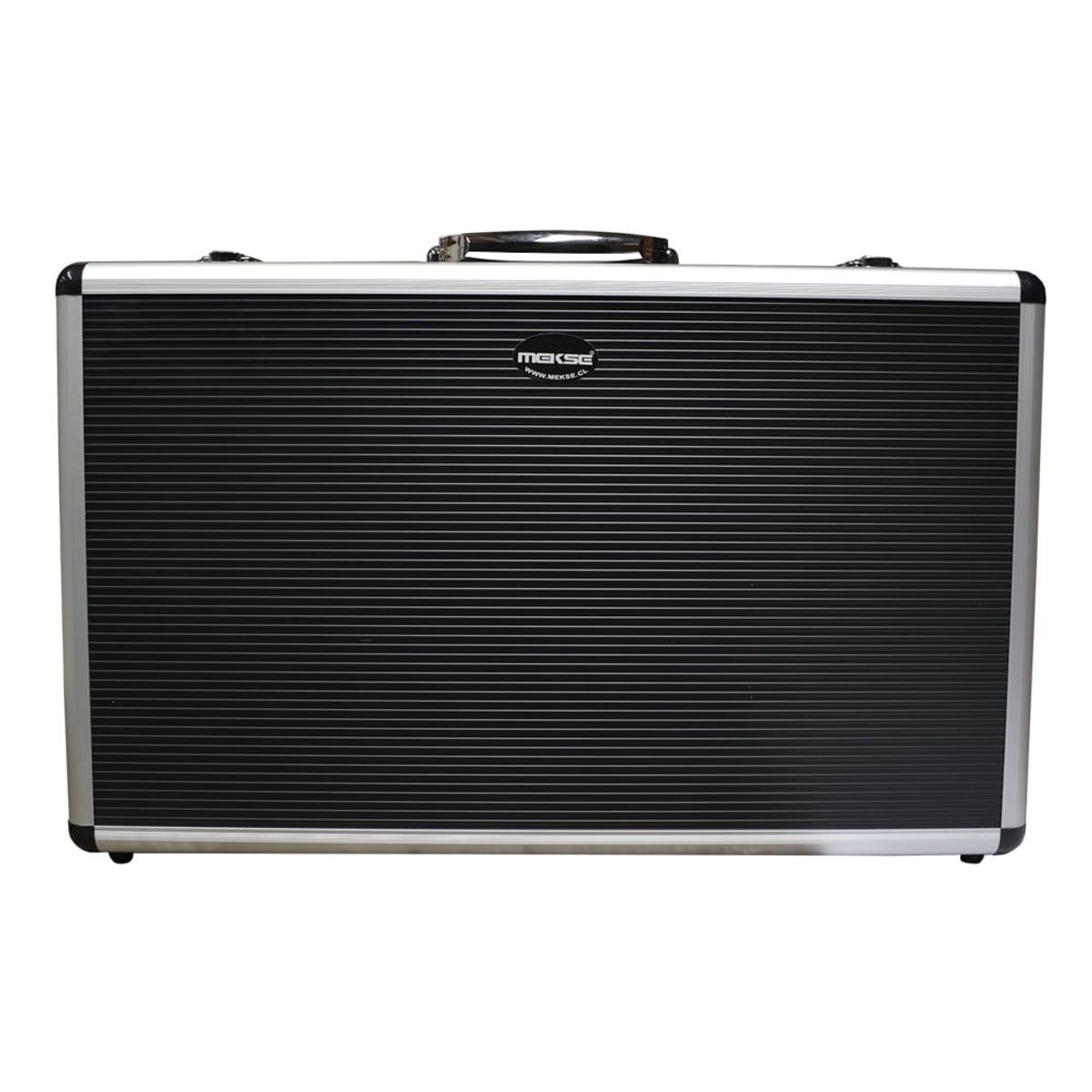 MEKSE - MALETIN DE ALUMINIO PARA 8 MICROFONOS NEGRO MEKSE