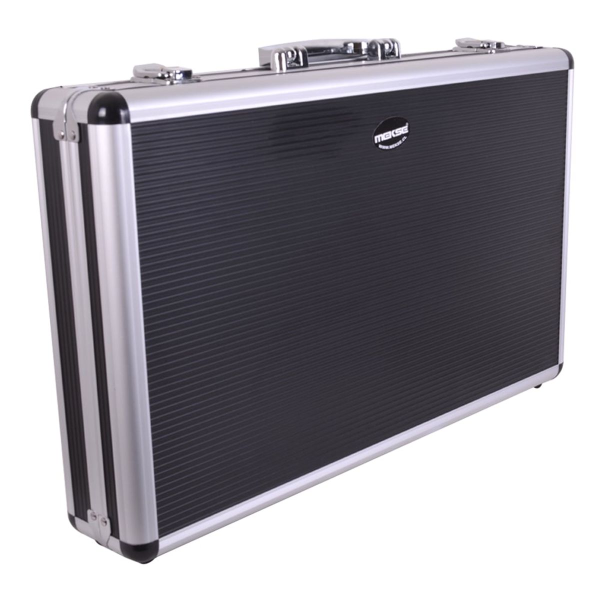 MEKSE - MALETIN DE ALUMINIO PARA 8 MICROFONOS NEGRO MEKSE