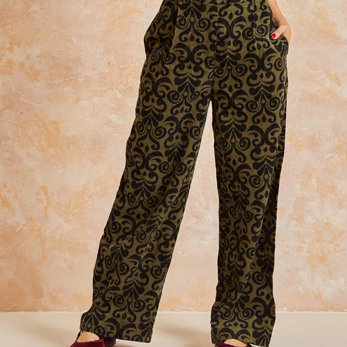 LOUNGE - Pantalón Cotelé Boho LOUNGE