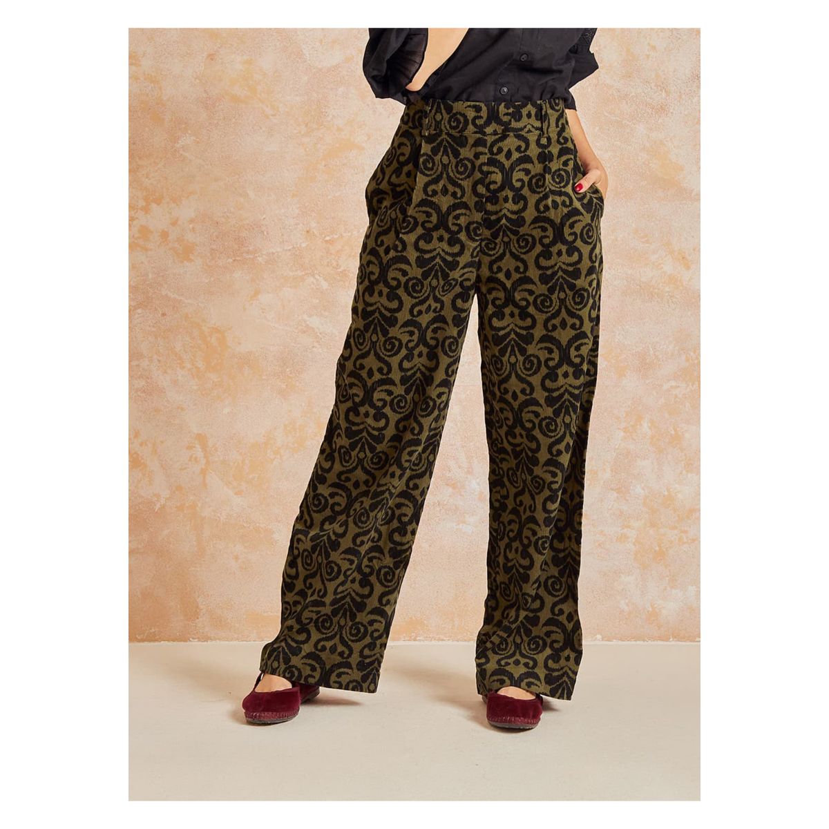 LOUNGE - Pantalón Cotelé Boho LOUNGE