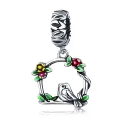 TODOJOYAS - Charm Dije Plata 925 Ave Primavera Arco