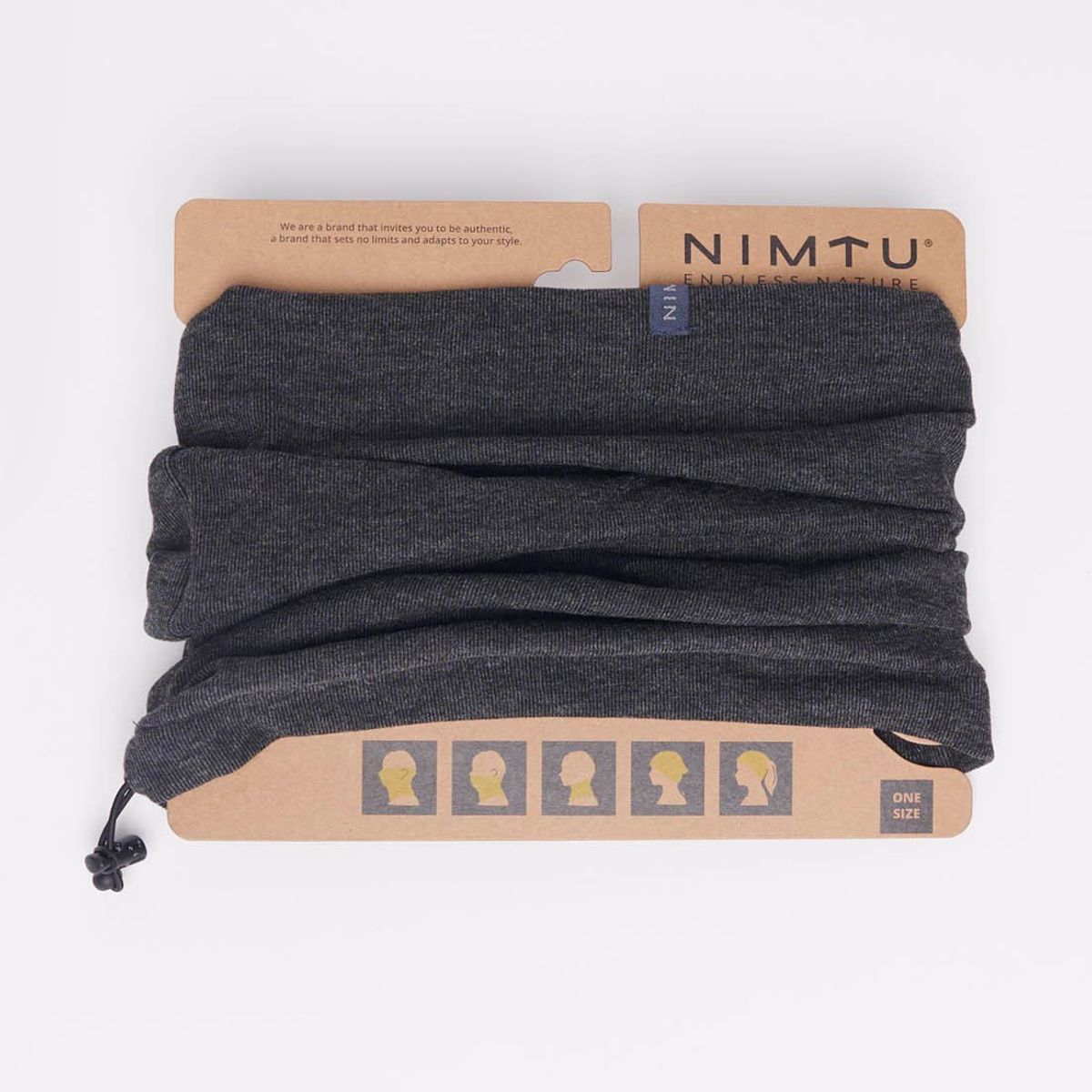 NIMTU - Buff Loncomilla Casual Negro Nimtu
