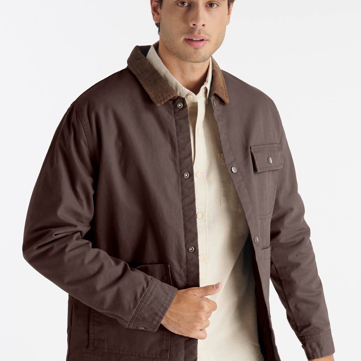 NIMTU - Chaqueta Trancura Casual Gris Nimtu