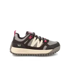 WEINBRENNER - Zapatilla Mujer Banff Andes Gris - Blanco