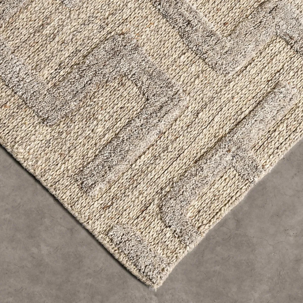 ELEMENTS & CO - Alfombra Wool Kenya Beige 240x340 cm