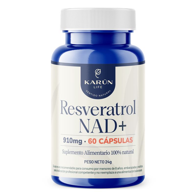 KARUNLIFE - Resveratrol NAD+ - 60 Cápsulas - Karun Life