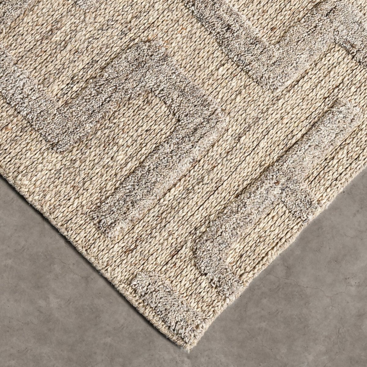ELEMENTS & CO - Alfombra Wool Kenya Beige 170x240 cm
