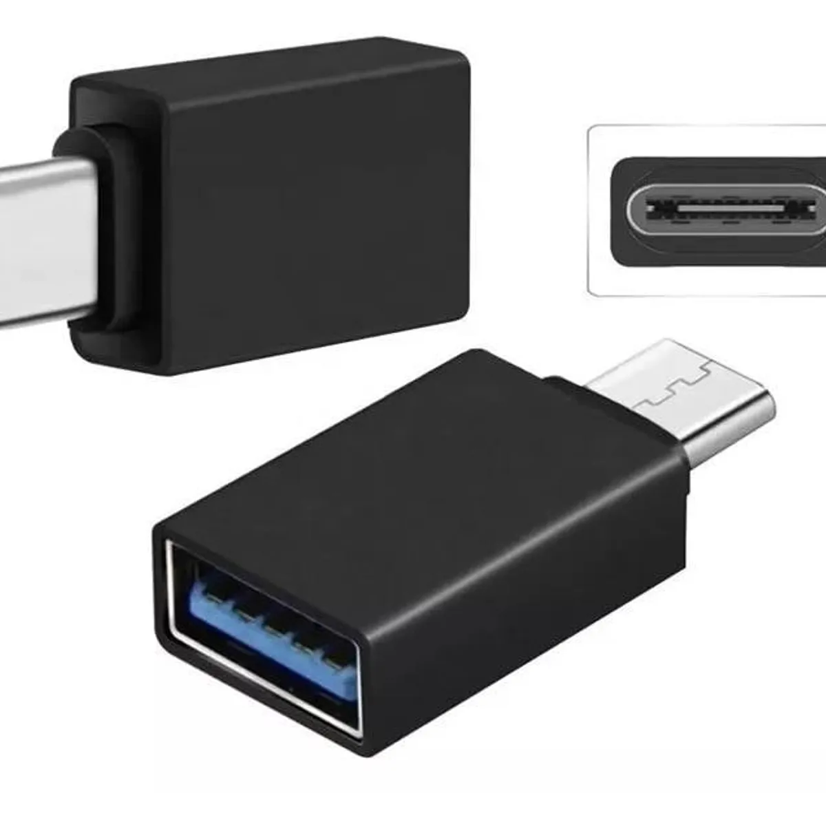 Adaptador USB tipo c macho a usb tipo hembra 3.0, marca GENERICO - Foto 2