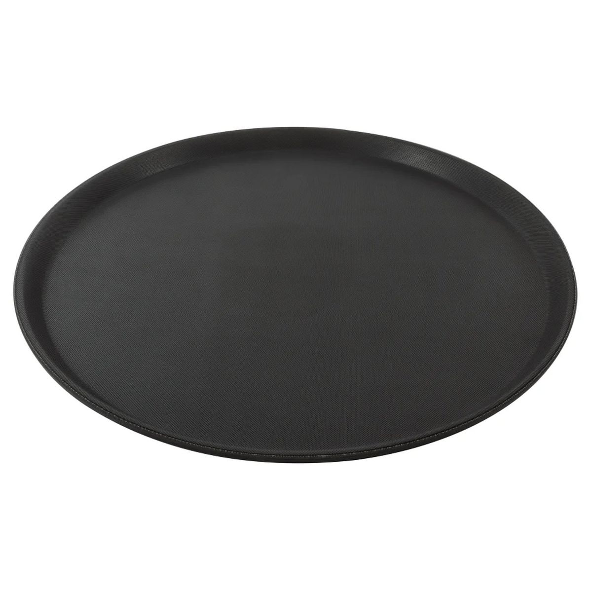 WINCO - Bandeja Garzón Antideslizante Negra 40cm