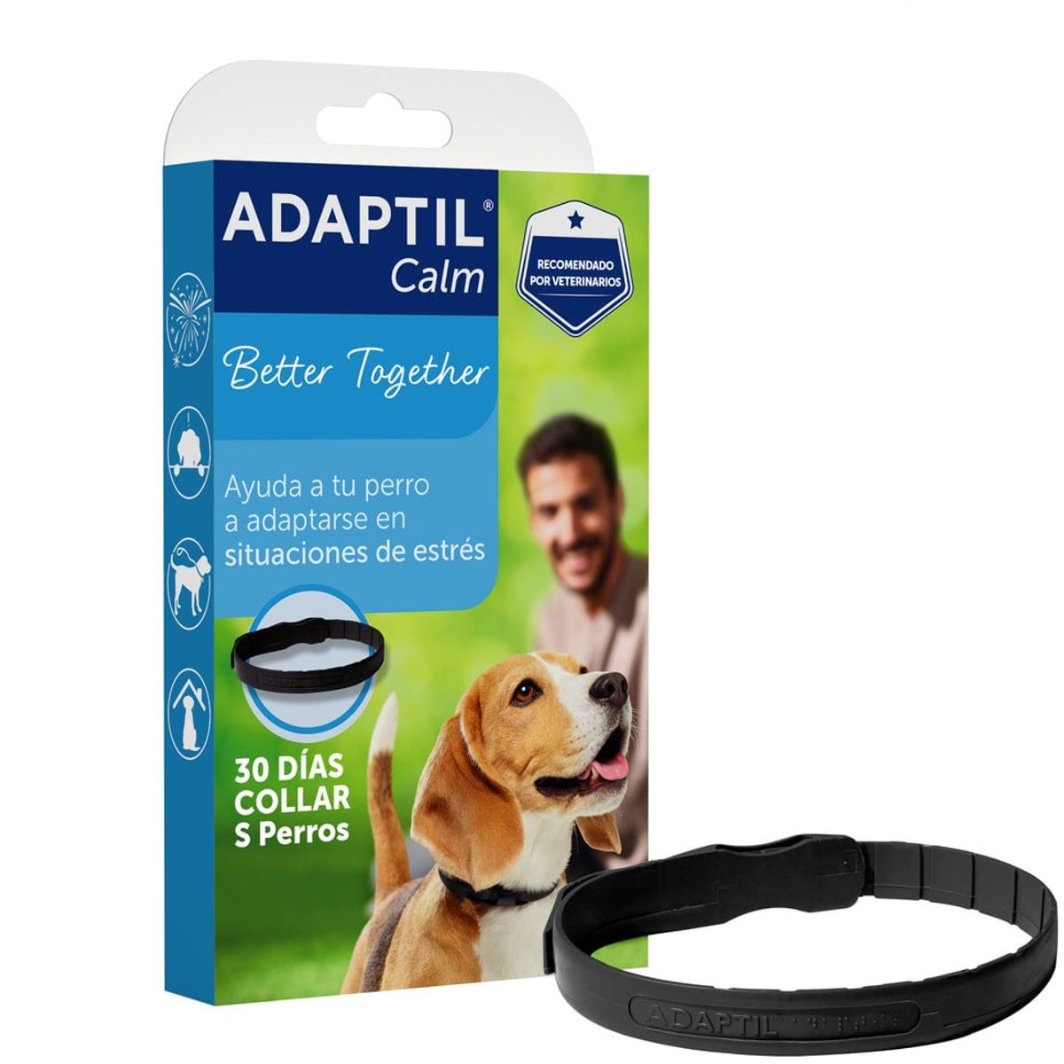 ADAPTIL - Adaptil Collar Calm Talla S/M Anti Estrés Perro Hasta 15 Kg