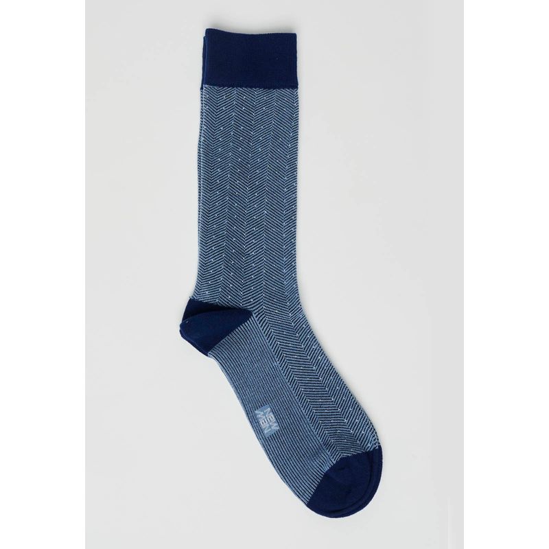 NEW MAN - Calcetín Comfy Cañada Avant-Garde Azul Newman