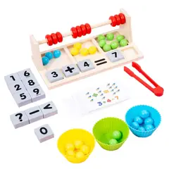 PANGUI TOYS - Ábaco Montessori Matemáticas y Motricidad