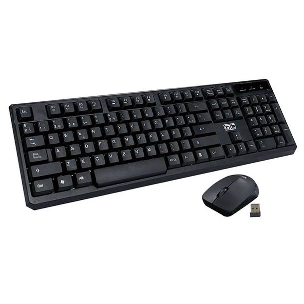 GENERICO - Kit Teclado y Mouse GTC CBG023 inalambrico español