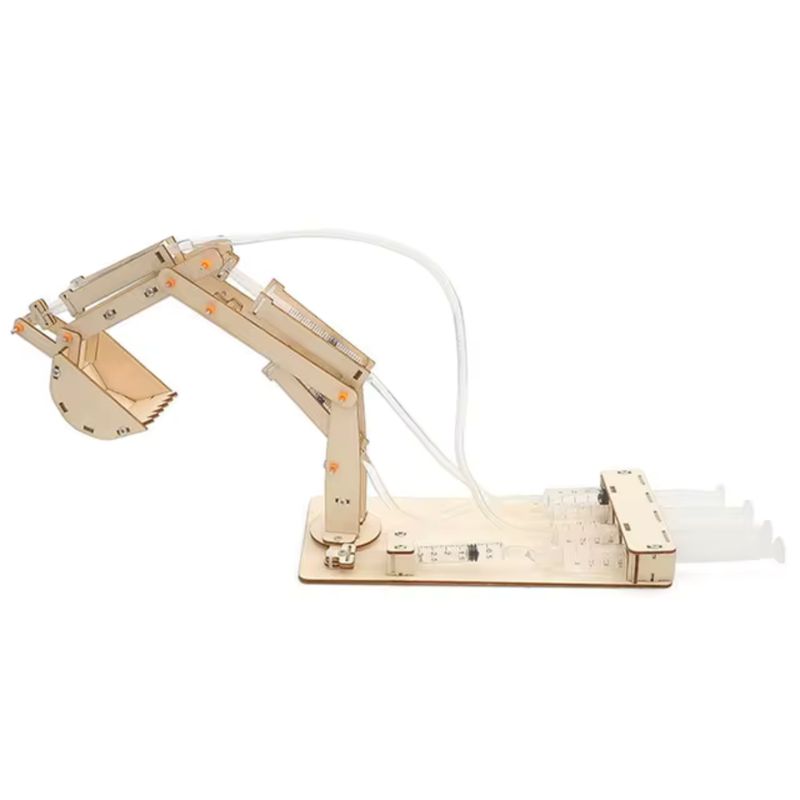 PANGUI TOYS - Juego científico construye una excavadora hidráulica