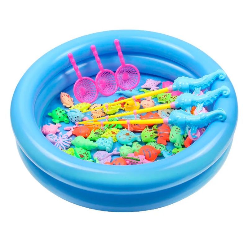GENERICO - Caña De Pescar Magnética Para Niños Piscina