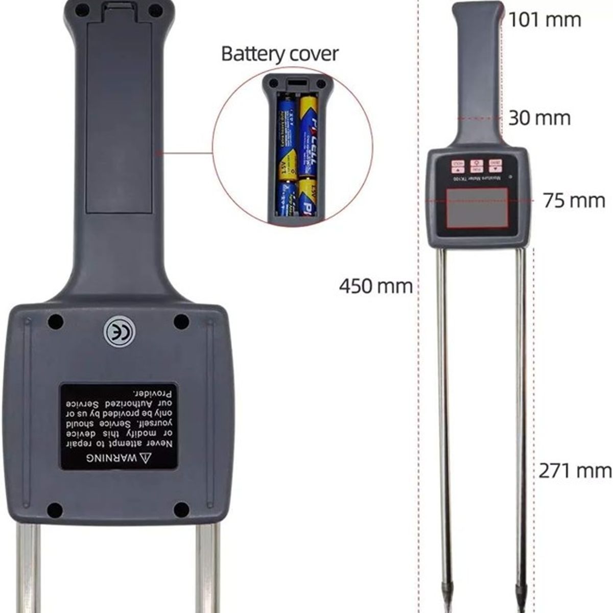 GENERICO - Higrometro humedad 0-80 % universal TK100