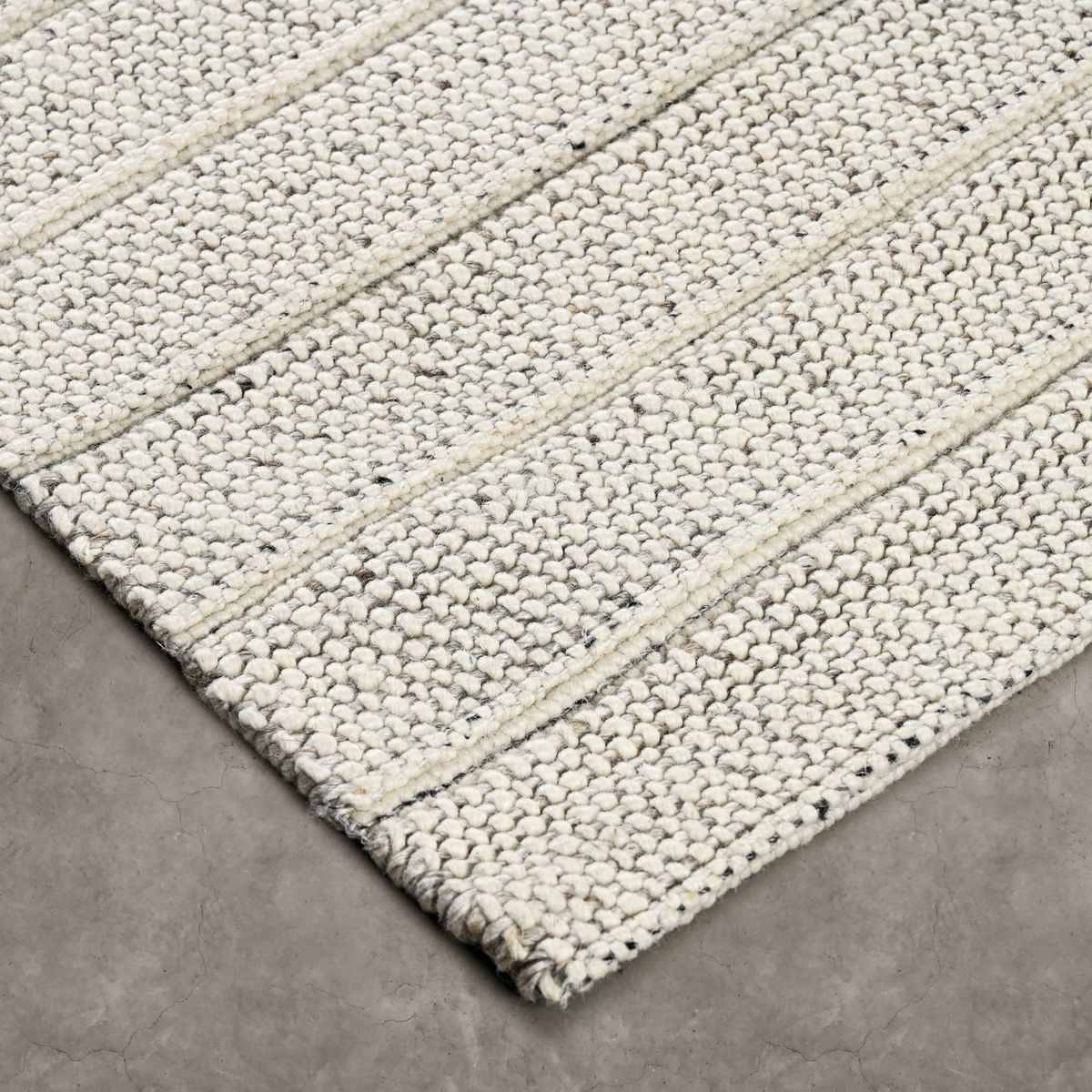 ELEMENTS & CO - Alfombra Wool Lines Cream 200x290 cm