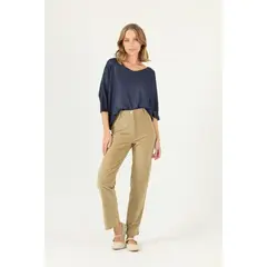 PRIVILEGE - Pantalon beige 2267 - Beige