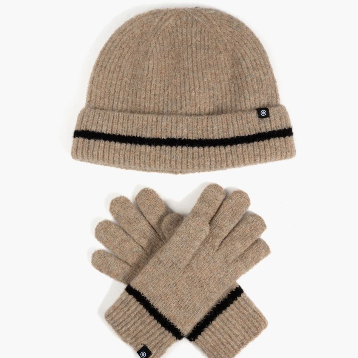 LOUNGE - Set Gorro Y Guantes Líneas LOUNGE