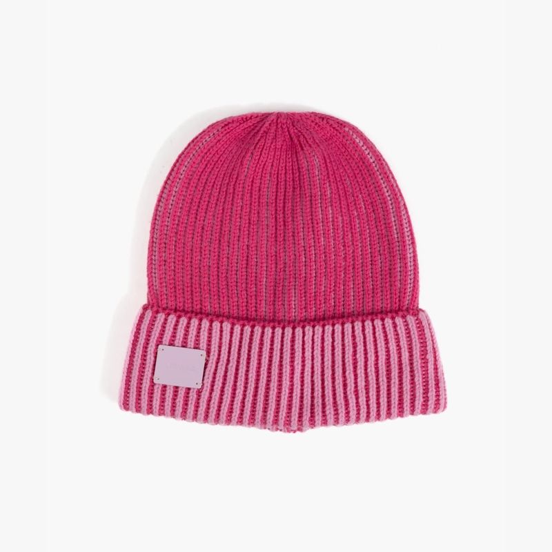 LOUNGE - Gorro Mujer Líneas Tejidas